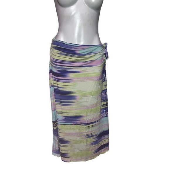 Dakini Women's XL Conv. Halter Dress/Skirt - Pur/Blu/Grn/Pnk - Picture 5 of 7